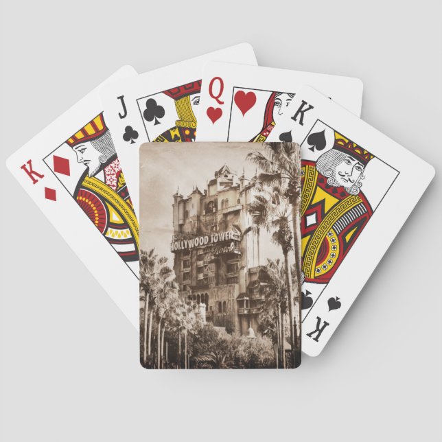 Jeu De Cartes Hôtel Hollywood Tower (dos)