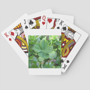 Jeu De Cartes Housse à quatre feuilles