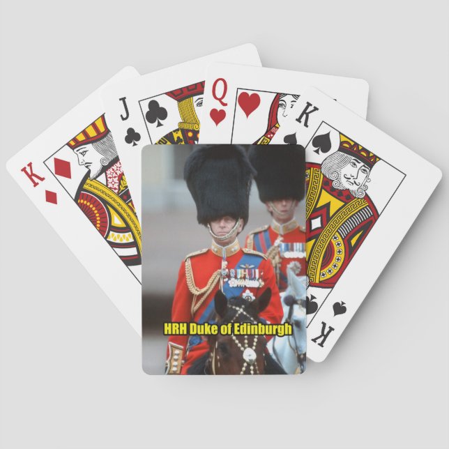 Jeu De Cartes HRH Duke d'Édimbourg (dos)