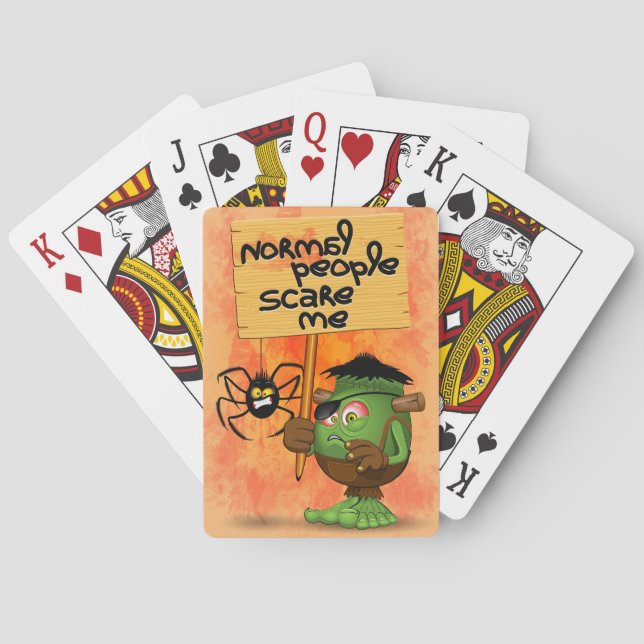 Jeu De Cartes Humorous Frankenstein (dos)