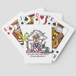 Jeu De Cartes Humour de l'effet secondaire des médicaments