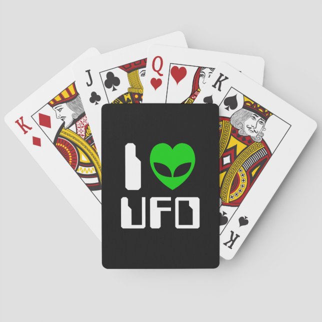 Jeu De Cartes I Alien Heart UFO (dos)