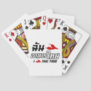 Jeu De Cartes I Chili (Love) Thai Food