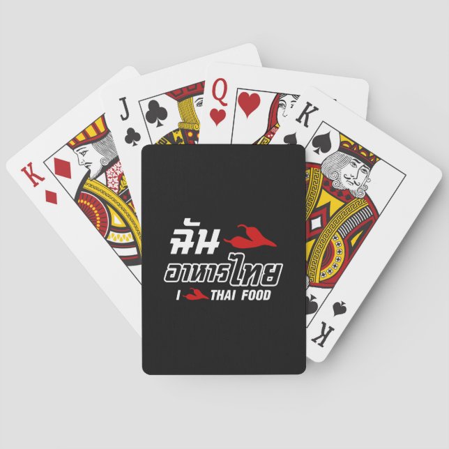 Jeu De Cartes I Chili (Love) Thai Food (dos)
