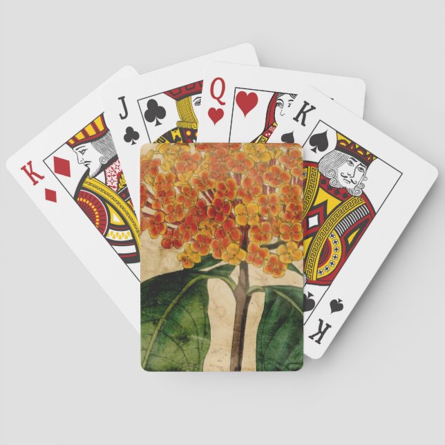Jeu De Cartes I floral vibrant (dos)