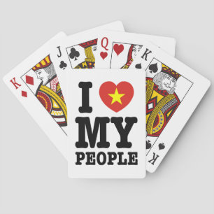 Jeu De Cartes I Heart (Love) My Viet People