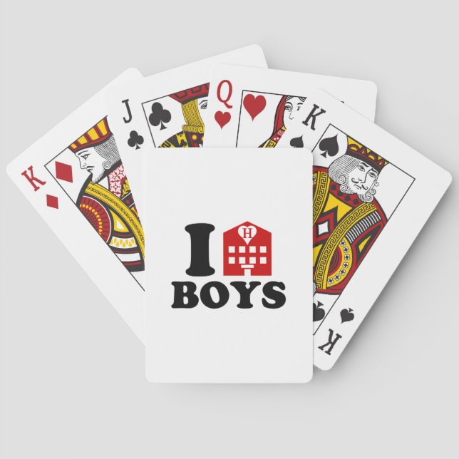 Jeu De Cartes I Love Hotel Boys (dos)