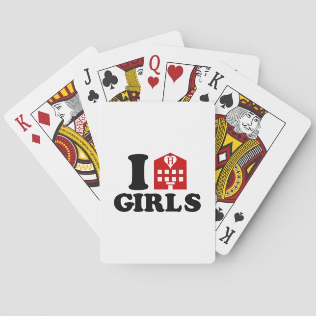 Jeu De Cartes I Love Hotel Girls (dos)