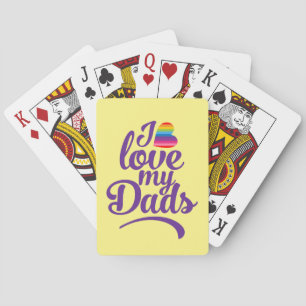 Jeu De Cartes I Love My Dads - Fierté de la Fête des pères LGBTQ