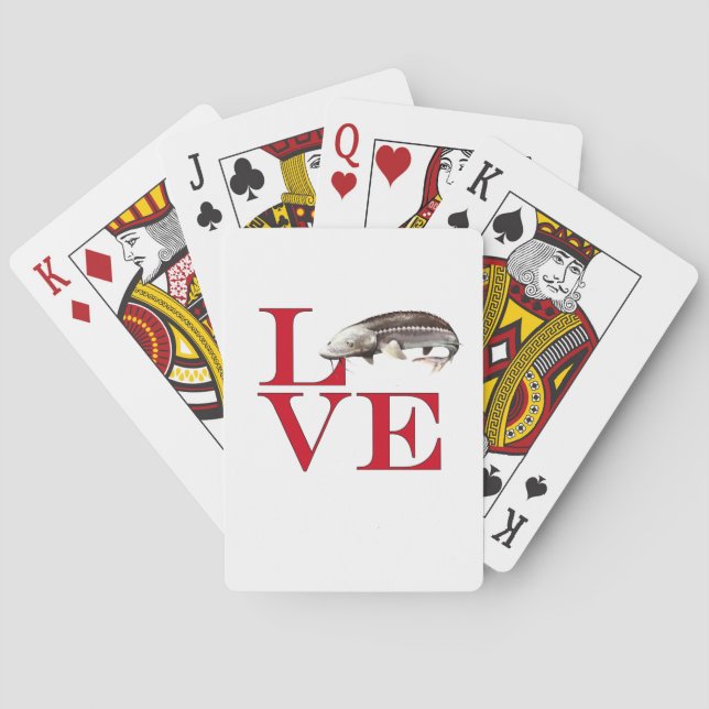 Jeu De Cartes I Love Sturgeon (dos)