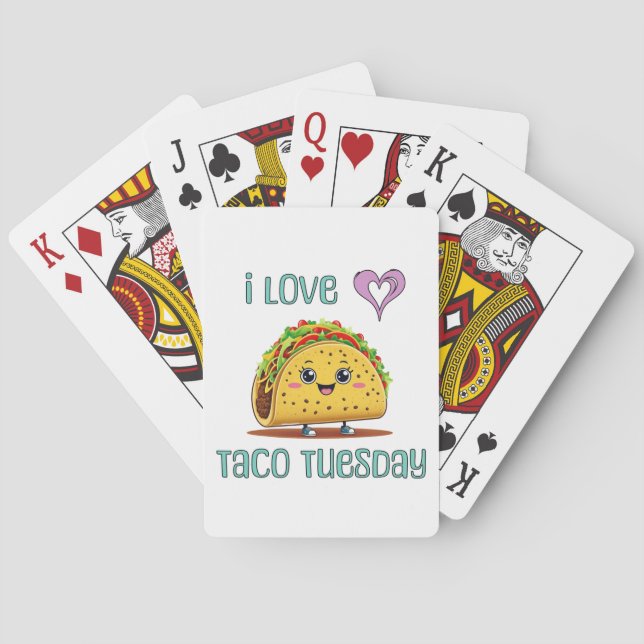Jeu De Cartes I Love Taco Tuesday (dos)