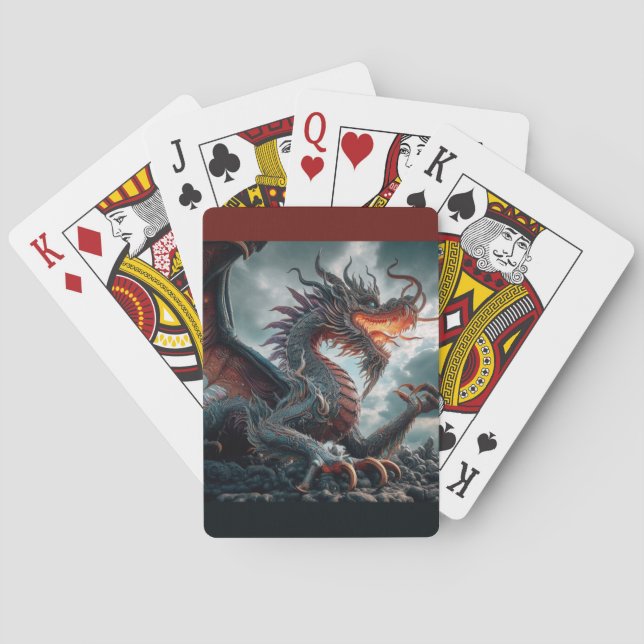 Jeu De Cartes IA Dragon antique (dos)