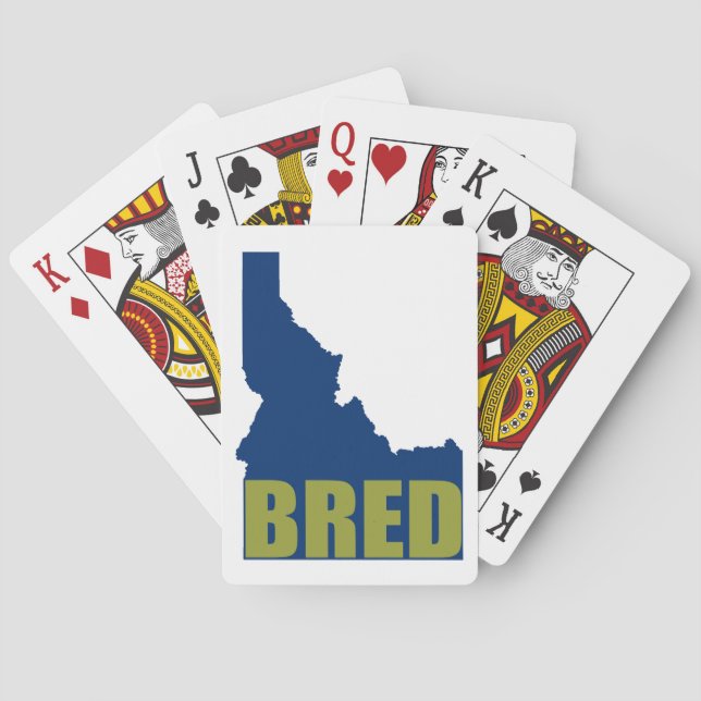 Jeu De Cartes Idaho Bred (dos)