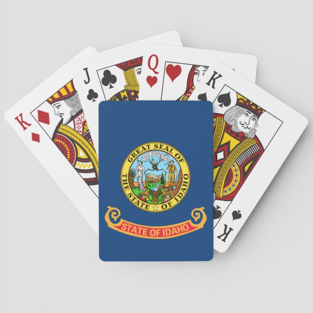 Jeu De Cartes Idaho State Flag (dos)