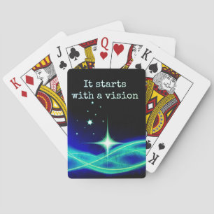 Jeu De Cartes Il Commence Par Une Vision Jouer Des Cartes