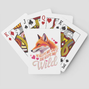 Jeu De Cartes Il me protège Elle me garde un couple d'amoureux d