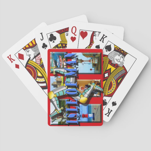 Jeu De Cartes Île de Man (dos)