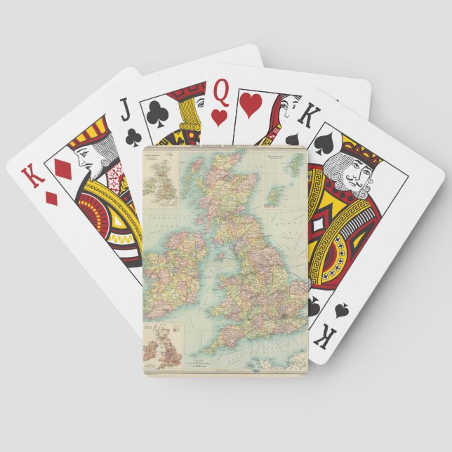 Jeu De Cartes Îles britanniques - politiques (dos)