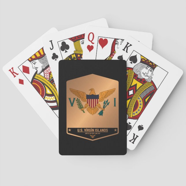 Jeu De Cartes Îles Vierges américaines (dos)