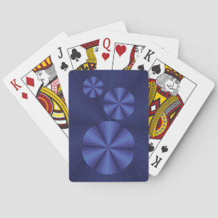 Jeu De Cartes Illusion Optique Bleu Classique Jouer Cartes