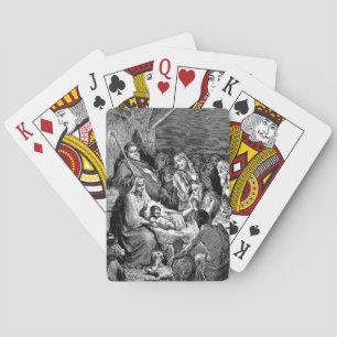 Jeu De Cartes Illustrated Christmas Nativity Scene