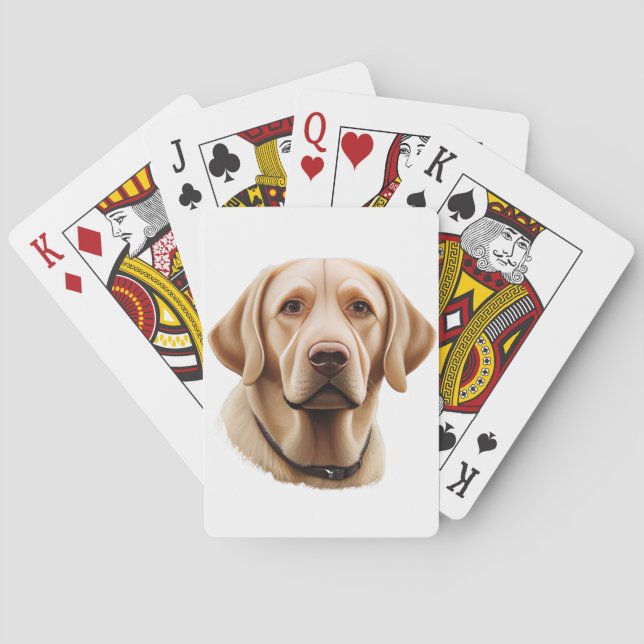 Jeu De Cartes Illustration classique du Labrador Retriever (dos)