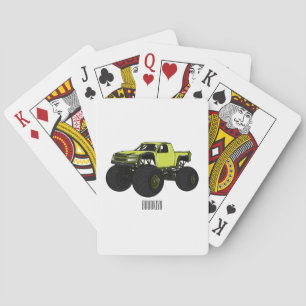 Jeu De Cartes Illustration de camion monstre