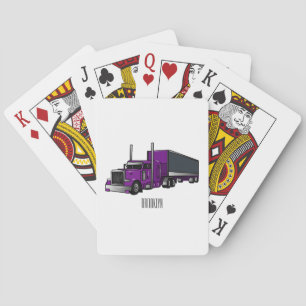 Jeu De Cartes Illustration de camion semi-remorque
