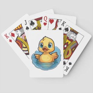 Jeu De Cartes Illustration de canard de dessin