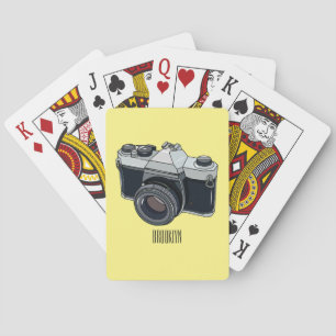 Jeu De Cartes Illustration de la caméra