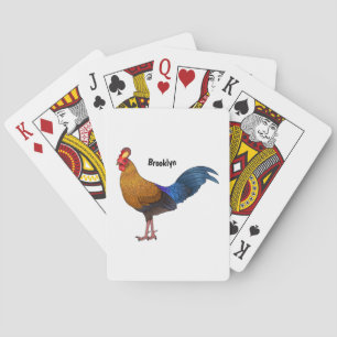 Jeu De Cartes Illustration de la caricature d'oiseaux de jungle