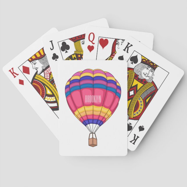 Jeu De Cartes Illustration de la montgolfière (dos)
