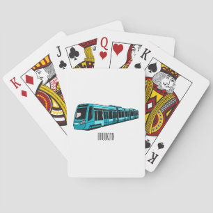 Jeu De Cartes Illustration de locomotive électrique