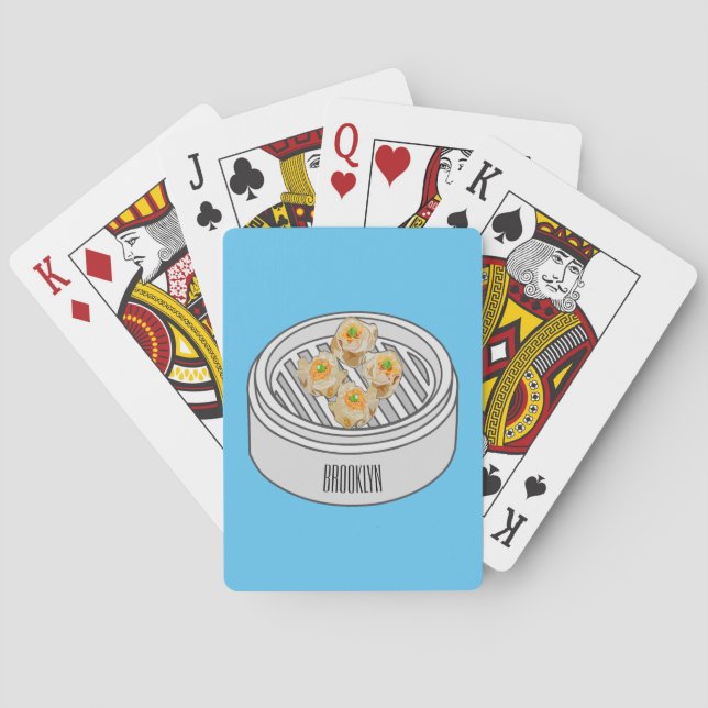 Jeu De Cartes Illustration de Shumai dim sum (dos)
