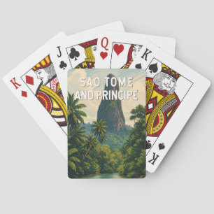 Jeu De Cartes Illustration de voyage à Sao Tome et Principe Art