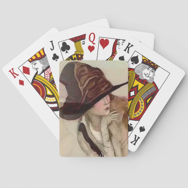 Jeu De Cartes Illustration des jeunes filles de Marcello Dudovic (dos)
