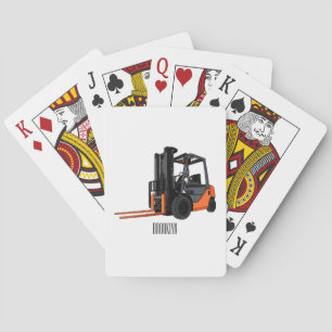 Jeu De Cartes Illustration du chariot élévateur