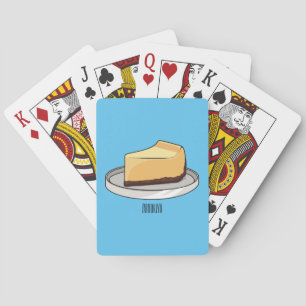 Jeu De Cartes Illustration du dessin animé Cheesecake