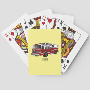 Jeu De Cartes Illustration du moteur à incendie
