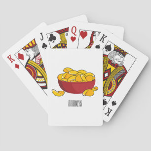Jeu De Cartes Illustration d'une puce de pomme de terre