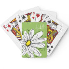 Illustration florale Daisy tendance - chaux et jau