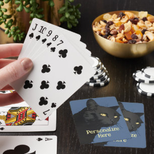 Jeu De Cartes Illustration vintage sarcastique et effrayante de