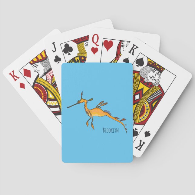 Jeu De Cartes Illustration Weedy seadragon (dos)