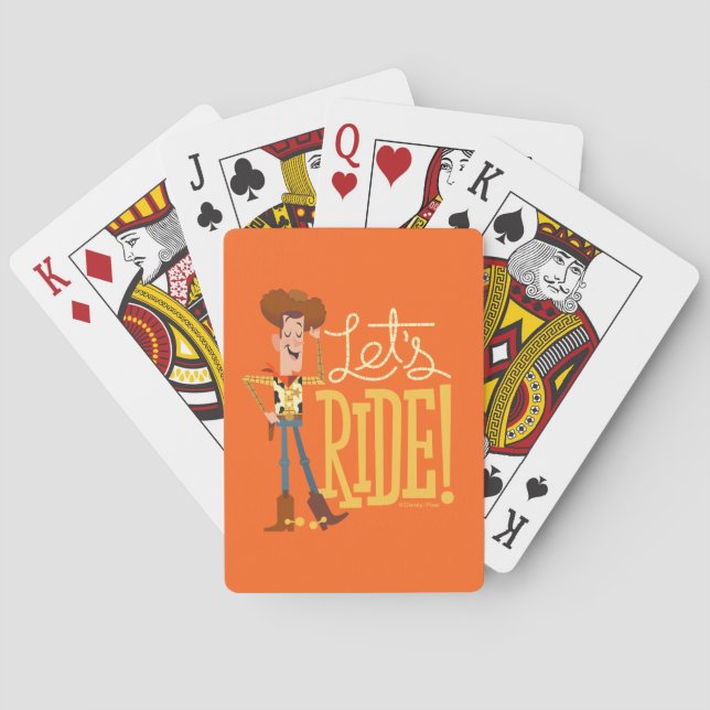 Jeu De Cartes Illustration Woody "Ride" Jouer aux cartes (dos)