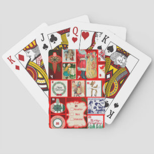 Jeu De Cartes Illustrations de Noël Vintage Holiday Fun