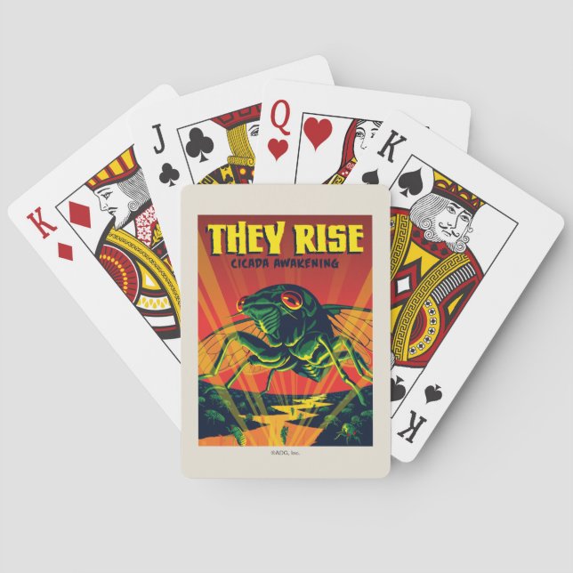 Jeu De Cartes Ils Augmentent le réveil du Canada (dos)