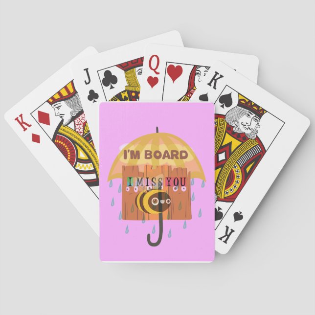 Jeu De Cartes "I'm Board - I Miss You : A Playful & Puny Greetin (dos)