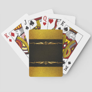 Jeu De Cartes Image de fond cadre doré