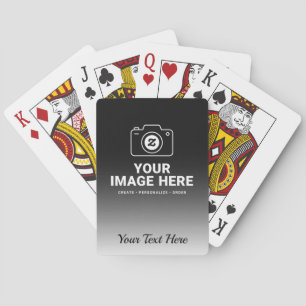 Jeu De Cartes Image et texte dégradés