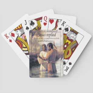 Jeu De Cartes Image une de baptême de Jésus-Christ